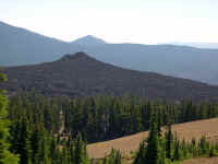 Little Belknap Crater, just off the PCT