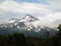 South and North Sister from the summit of Black Crater, 7, 260'