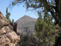 Grey Butte from the trail to Smith Rock