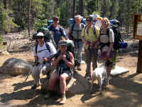 The motley crew on this Labor Day adventure.