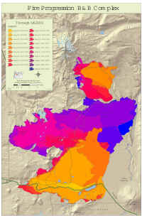 Map showing the explosive growth of the BandB Complex