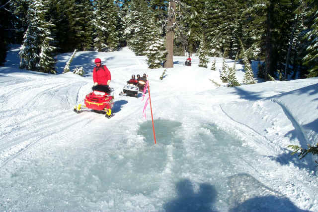 Water hazard from snow melt in February